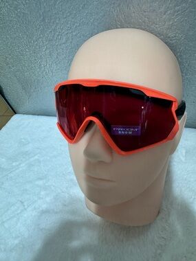 Oakley Snow Goggles with Bright Orange Frame and Red Lens